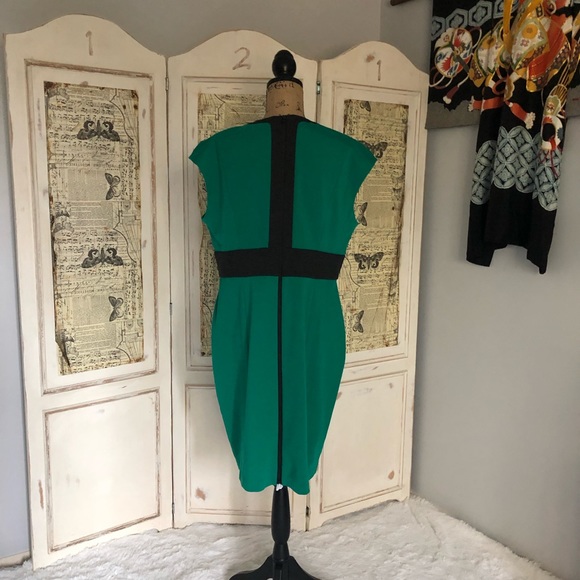 Narcisco Rodriguez for Design Nation Green Colorblock Dress Sz XL NWT - Picture 10 of 16
